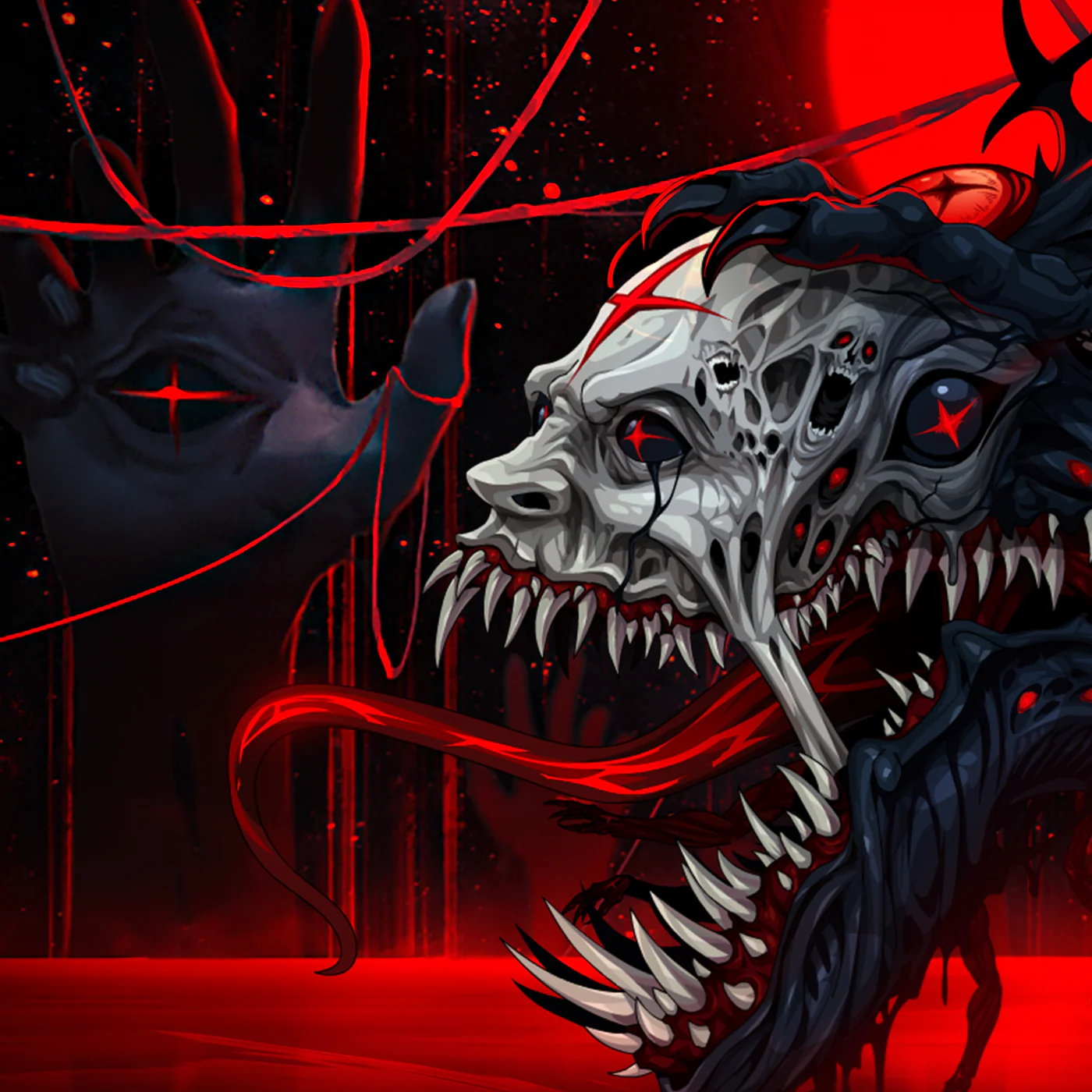 Parasitic Madness of Darkon 18x12" - Collectable Print - Image 3
