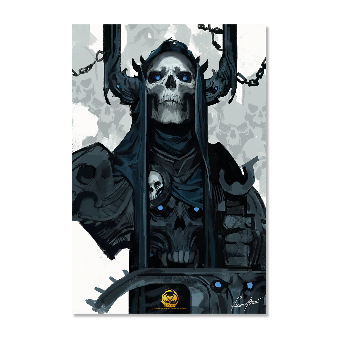 Gaze of the Underworld 12x18" - Collectable Print